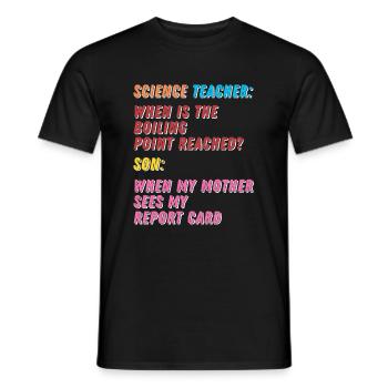 Maman Mère Humour - T-shirt homme - noir - Devant - AI Model Male 178 light (178cm)