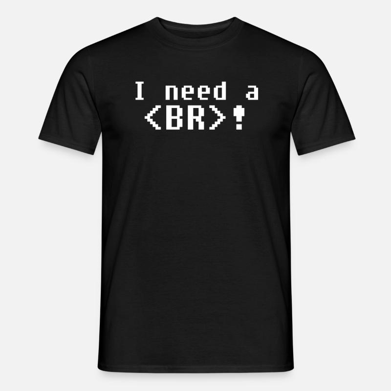 Entwickler Coder Programmierer Humor - Männer T-Shirt - Schwarz