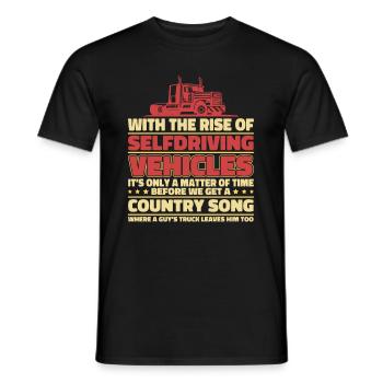 Lkw Fahrer Trucker Lastwagenfahrer Witzig - Männer T-Shirt - Schwarz - Vorne - AI Model Male 178 light (178cm)