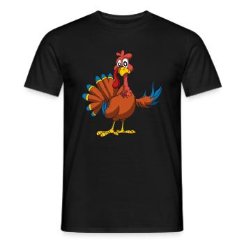 Action de grâce - T-shirt homme - noir - Devant - AI Model Male 178 light (178cm)