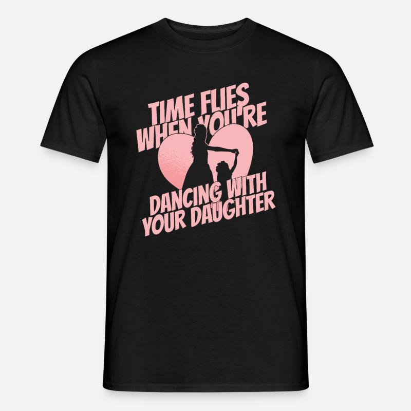 Mom Mutter Herz Tanz Mutter - Männer T-Shirt - Schwarz