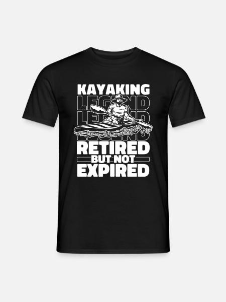 Kayaker pensioners - Men's T-Shirt - black