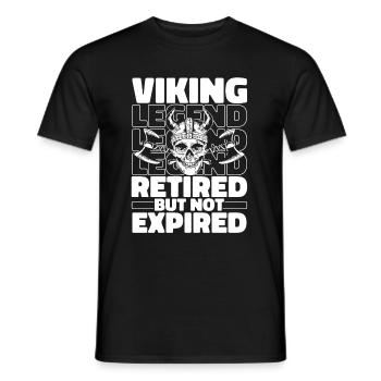 Wikinger Im Ruhestand - Männer T-Shirt - Schwarz - Vorne - AI Model Male 178 light (178cm)