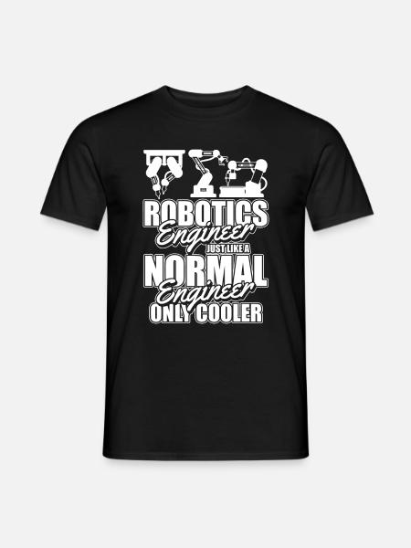 Robotics Ai Robot Funny - Men's T-Shirt - black