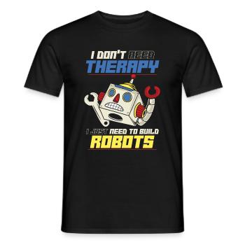 Robotique Ai robot - T-shirt homme - noir - Devant - AI Model Male 178 light (178cm)