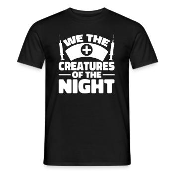 Krankenschwester Kornett - Männer T-Shirt - Schwarz - Vorne - AI Model Male 178 light (178cm)