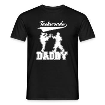 Taekwondo Père Taekwondo - T-shirt homme - noir - Devant - AI Model Male 178 light (178cm)