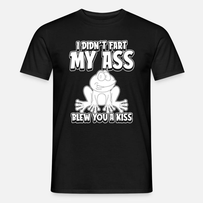 Frog Toad Humor - Men's T-Shirt - black