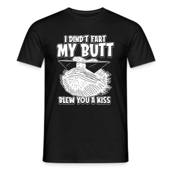 Bartagame Bearded Dragon Humor - Männer T-Shirt - Schwarz - Vorne - AI Model Male 178 light (178cm)