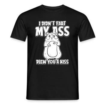 Meerschwein Meerschweinchen Lustig - Männer T-Shirt - Schwarz - Vorne - AI Model Male 178 light (178cm)