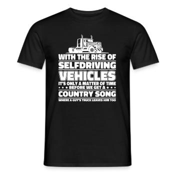 Lkw Fahrer Trucker Lastwagenfahrer Witzig - Männer T-Shirt - Schwarz - Vorne - AI Model Male 178 light (178cm)