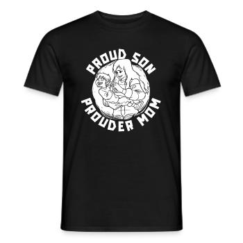 Maman Mère - T-shirt homme - noir - Devant - AI Model Male 178 light (178cm)