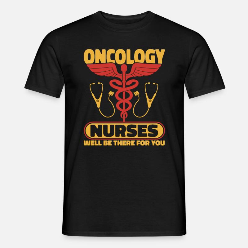 Krankenschwester Stethoskop - Männer T-Shirt - Schwarz