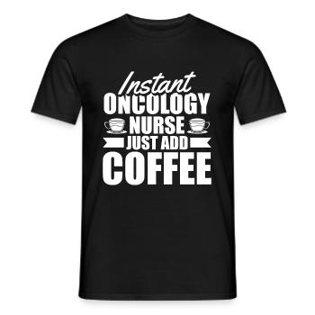 Krankenschwester Kaffee - Männer T-Shirt - Schwarz - Vorne - AI Model Male 178 light (178cm)