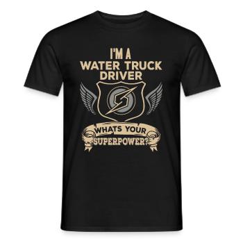 Lkw Fahrer Trucker Lastwagenfahrer Witzig - Männer T-Shirt - Schwarz - Vorne - AI Model Male 178 light (178cm)