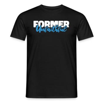 Christ Christianity Funny - Men's T-Shirt - black - Front - AI Model Male 178 light (178cm)