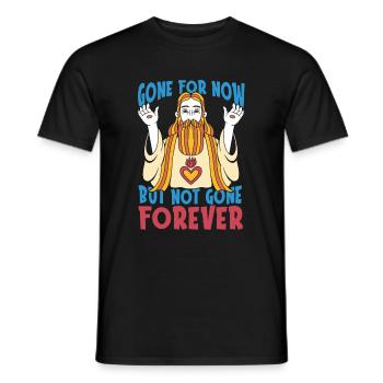Christ Christianity Funny - Men's T-Shirt - black - Front - AI Model Male 178 light (178cm)