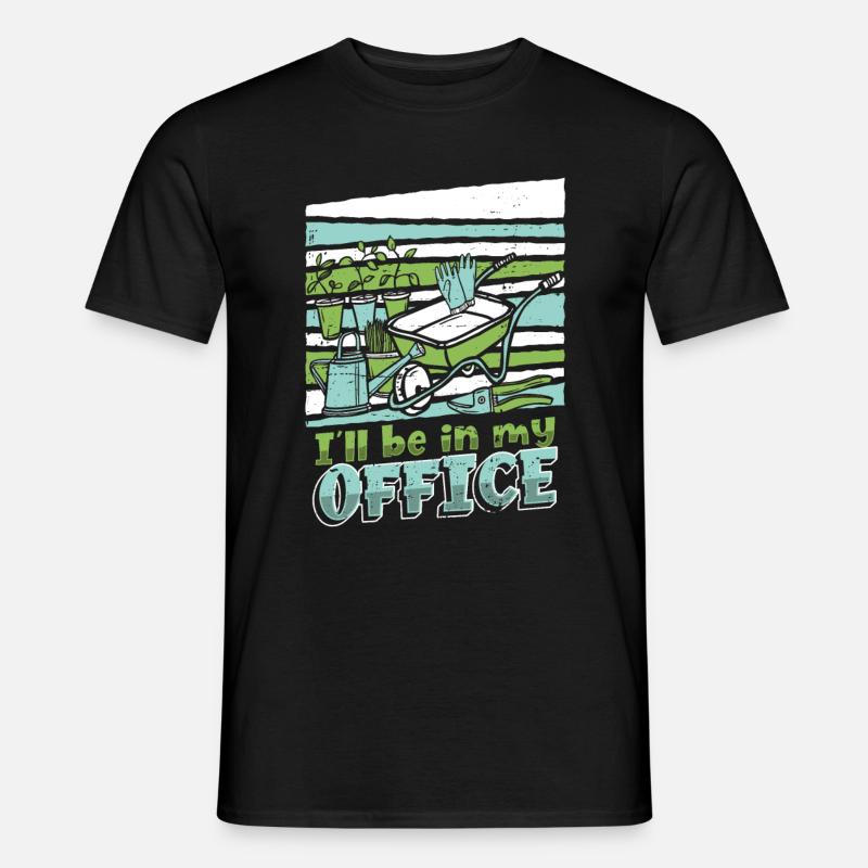 Hobbygärtner Garten - Männer T-Shirt - Schwarz