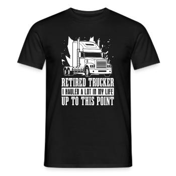 Lkw Fahrer Trucker Lastwagenfahrer Im Ruhestand - Männer T-Shirt - Schwarz - Vorne - AI Model Male 178 light (178cm)