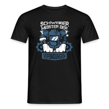 Schweißer Schlosser Meister Schweier - Männer T-Shirt - Schwarz - Vorne - AI Model Male 178 light (178cm)