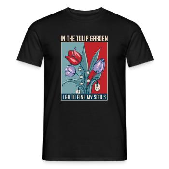 Tulipe Soul Tulipes - T-shirt homme - noir - Devant - AI Model Male 178 light (178cm)