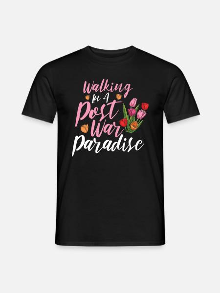 Tulipes Paradis Tulipes - T-shirt homme - noir