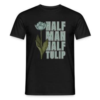 Tulipes Guy Tulipes - T-shirt homme - noir - Devant - AI Model Male 178 light (178cm)