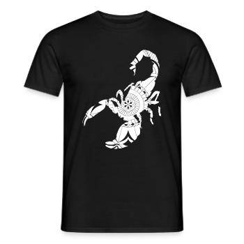 Symbole du cancer du signe du zodiaque - T-shirt homme - noir - Devant - AI Model Male 178 light (178cm)