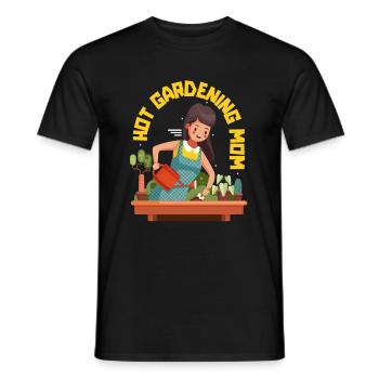 Hobbygärtner Garten Mutter Gärtnerische Mama - Männer T-Shirt - Schwarz - Vorne - AI Model Male 178 light (178cm)