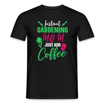 Hobbygärtner Garten Mutter Gärtnerische Mama - Männer T-Shirt - Schwarz - Vorne - AI Model Male 178 light (178cm)