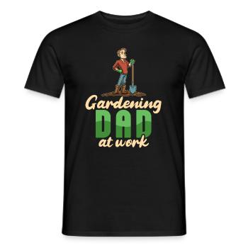 Hobby Gardener Garden Funny Gardening Father - Men's T-Shirt - black - Front - AI Model Male 178 light (178cm)