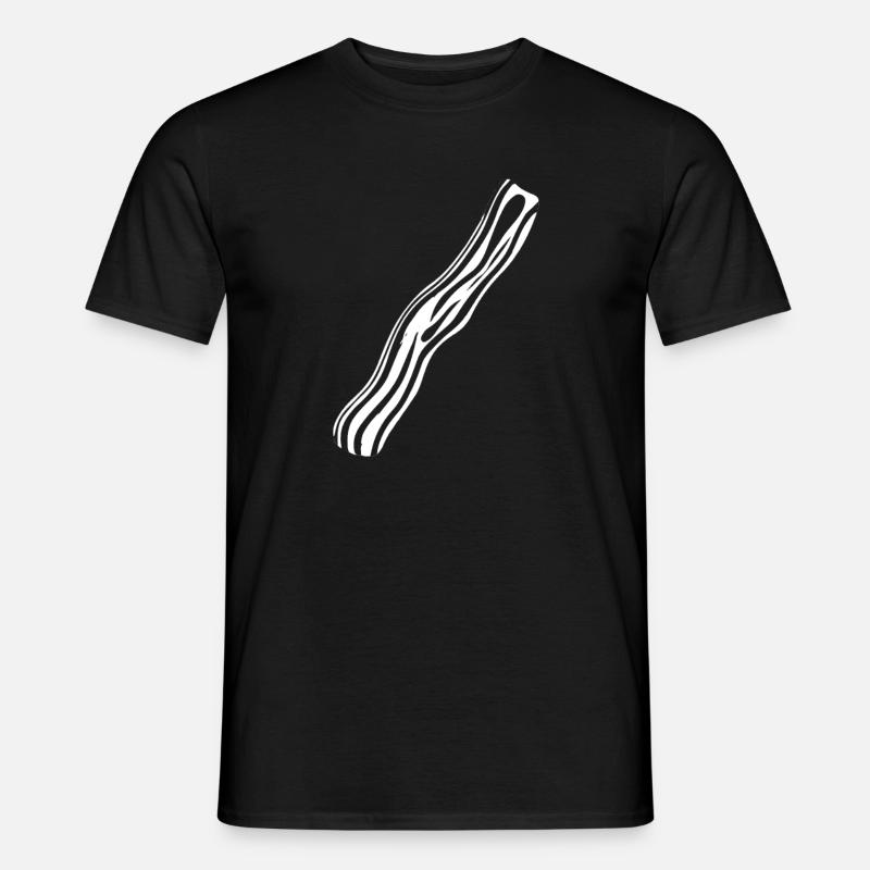 Bacon Speck - Männer T-Shirt - Schwarz