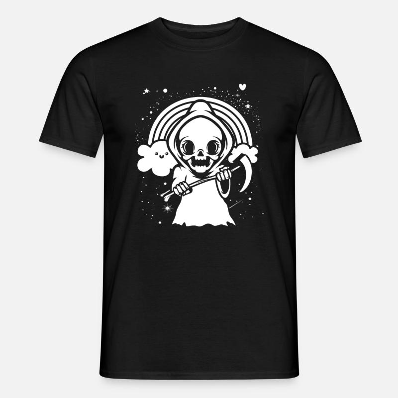 Gothic Sensemann - Männer T-Shirt - Schwarz
