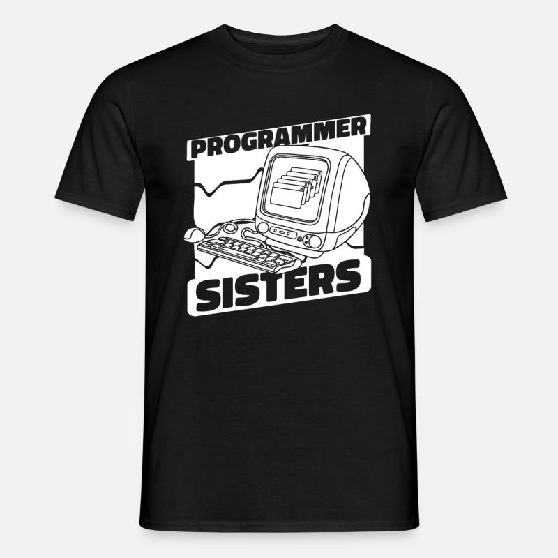 Developer Coder Programmer Computer - Men's T-Shirt - black