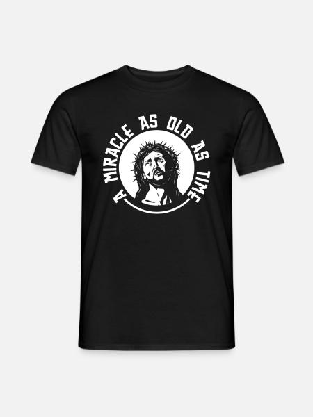 Christ Christianity Miracle - Men's T-Shirt - black