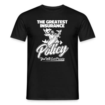 Christ Christentum - Männer T-Shirt - Schwarz - Vorne - AI Model Male 178 light (178cm)