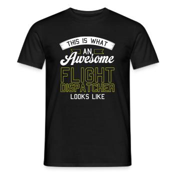 Emergency call control center operations center humor - Men's T-Shirt - black - Front - AI Model Male 178 light (178cm)