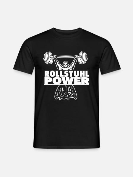 Rollstuhl Rollstuhlfahrer Leistung - Männer T-Shirt - Schwarz