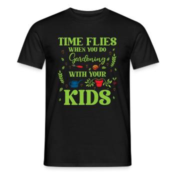 Hobbygärtner Garten Mutter Gärtnerische Mama - Männer T-Shirt - Schwarz - Vorne - AI Model Male 178 light (178cm)