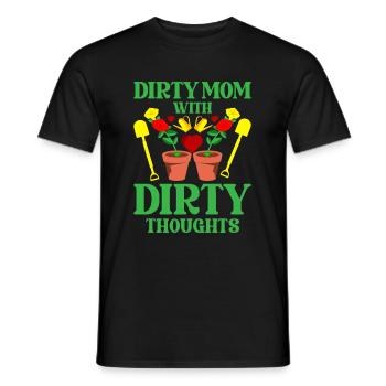 Hobbygärtner Garten Mutter Gärtnerische Mama - Männer T-Shirt - Schwarz - Vorne - AI Model Male 178 light (178cm)