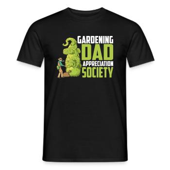Hobby Gardener Garden Funny Gardening Father - T-shirt homme - noir - Devant - AI Model Male 178 light (178cm)