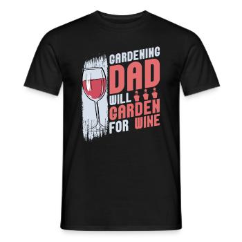 Hobbygärtner Garten Gärtnerischer Vater - Männer T-Shirt - Schwarz - Vorne - AI Model Male 178 light (178cm)