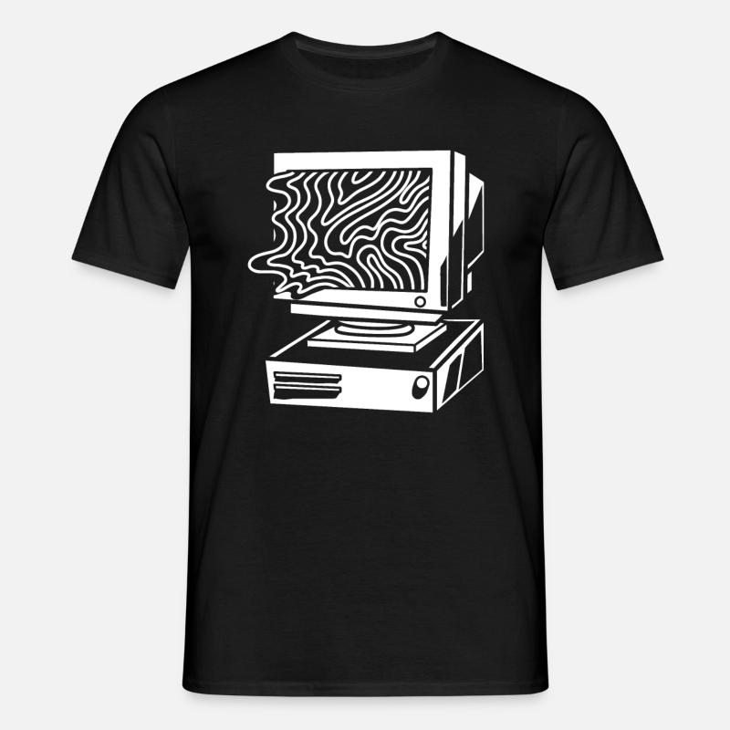 Entwickler Coder Programmierer Computer - Männer T-Shirt - Schwarz