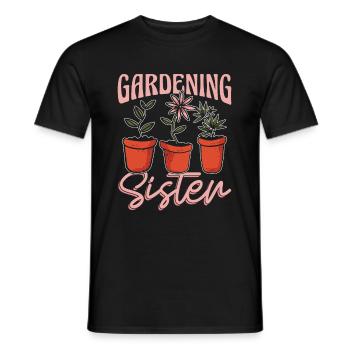 Hobby Jardinier Jardinier Jardinier Sœur - T-shirt homme - noir - Devant - AI Model Male 178 light (178cm)