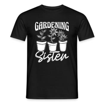 Hobby Jardinier Jardinier Jardinier Sœur - T-shirt homme - noir - Devant - AI Model Male 178 light (178cm)