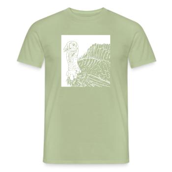 Thanksgiving Poster - Männer T-Shirt - Sage - Vorne - AI Model Male 178 light (178cm)