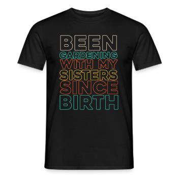 Hobby Jardinier Jardinier Jardinier Sœur - T-shirt homme - noir - Devant - AI Model Male 178 light (178cm)