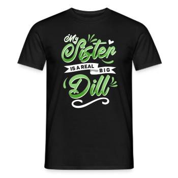 Hobbygärtner Garten Schwester - Männer T-Shirt - Schwarz - Vorne - AI Model Male 178 light (178cm)