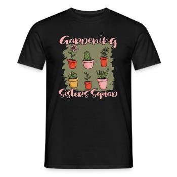 Hobbygärtner Garten Topfpflanze - Männer T-Shirt - Schwarz - Vorne - AI Model Male 178 light (178cm)