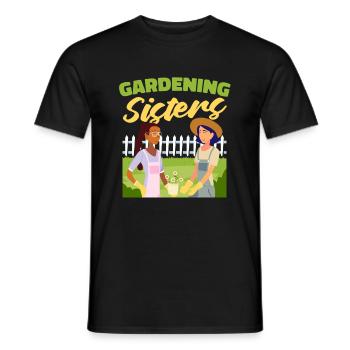 Hobby Jardinier Jardinier Jardinier Sœur - T-shirt homme - noir - Devant - AI Model Male 178 light (178cm)